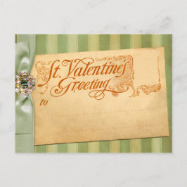 バレンタインデーグリーティングアンティークヴィンテージ シーズンポストカード