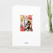 バレンタインデーグリーティングカードパリフランス シーズンカード (裏面)