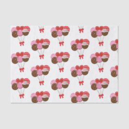 バレンタインデーケーキポップシュガースイーツカスタム 薄葉紙