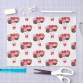 バレンタインデーケーキポップシュガースイーツカスタム 薄葉紙 (クラフト)