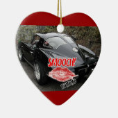 バレンタインデーコルベット セラミックオーナメント (右)