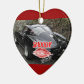 バレンタインデーコルベット セラミックオーナメント (左)