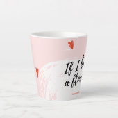 バレンタインデーコーヒーカップ カフェラテマグ (正面)