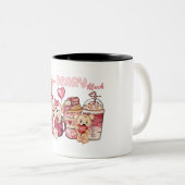 バレンタインデーコーヒー2024私は私が大好き ツートーンマグカップ (正面右)