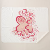 バレンタインデーシェルパブランケット シェルパブランケット (正面(横))