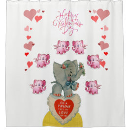 バレンタインデーシャワーカーテン シャワーカーテン