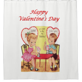 バレンタインデーシャワーカーテン シャワーカーテン