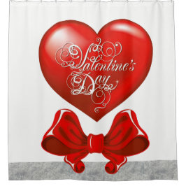 バレンタインデーシャワーカーテン シャワーカーテン