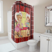バレンタインデーシャワーカーテン シャワーカーテン (インサイチュ)