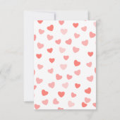 バレンタインデーシャワーサンキューカード サンキューカード (裏面)