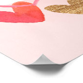 バレンタインデーススクールダンス招待状ポスター ポスター (角)