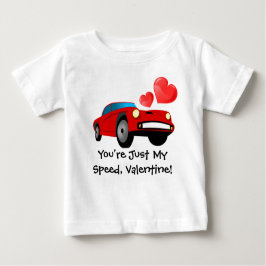 バレンタインデース車 ベビーTシャツ