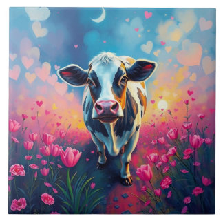 バレンタインデーセラミック装飾瓦 タイル