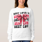 バレンタインデーセルフラブ スウェットシャツ (正面)