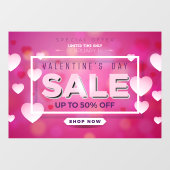 バレンタインデーセール限定オファー最大50%オフ ウィンドウサイン (シート)