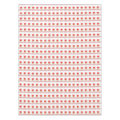 バレンタインデータブレクロスハート テーブルクロス (正面)