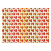 バレンタインデータブレクロスバナナヴィンテージ テーブルクロス (正面(横))