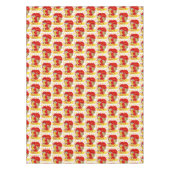 バレンタインデータブレクロスバナナヴィンテージ テーブルクロス (正面)