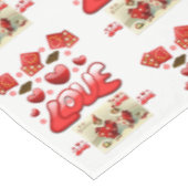 バレンタインデータブレクロス テーブルクロス (アングル)