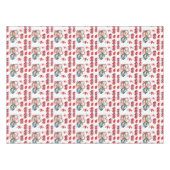 バレンタインデータブレクロス テーブルクロス (正面(横))