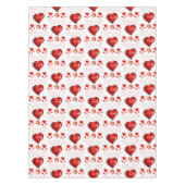 バレンタインデータブレクロス テーブルクロス (正面)