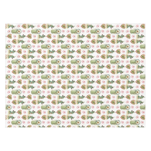 バレンタインデータブレクロス テーブルクロス (正面(横))