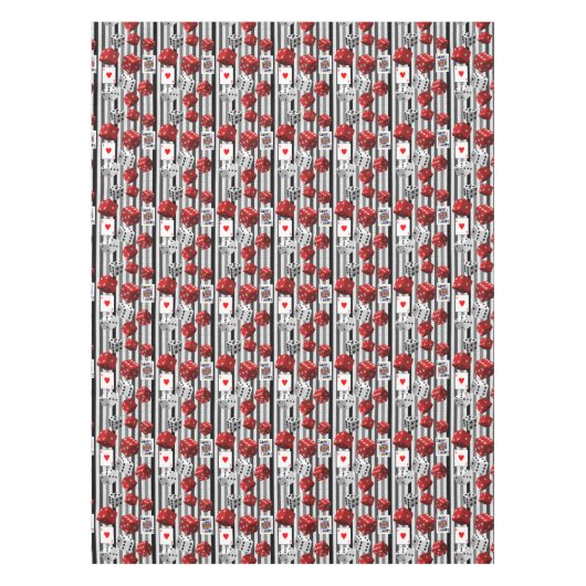 バレンタインデータブレクロス テーブルクロス (正面)