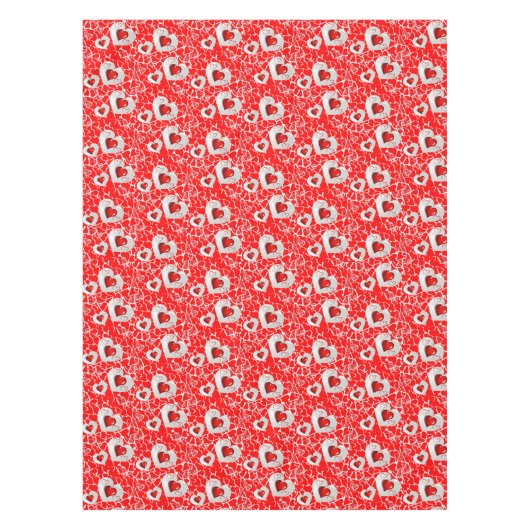 バレンタインデータブレクロス テーブルクロス (正面)