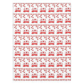 バレンタインデータブレクロス テーブルクロス (正面)