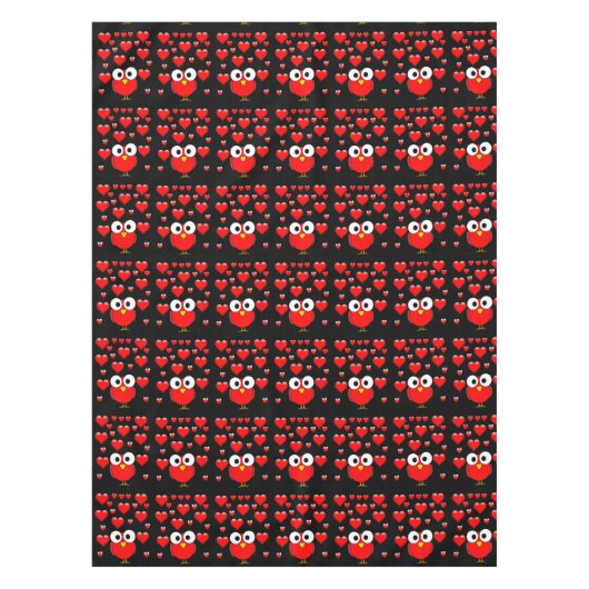 バレンタインデータブレクロス テーブルクロス (正面)