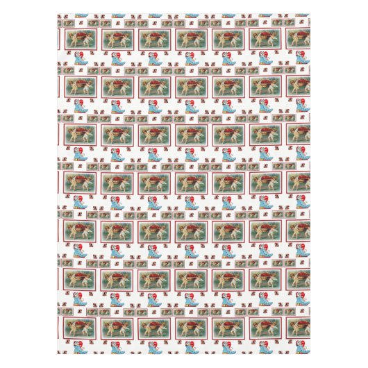 バレンタインデータブレクロス テーブルクロス (正面)