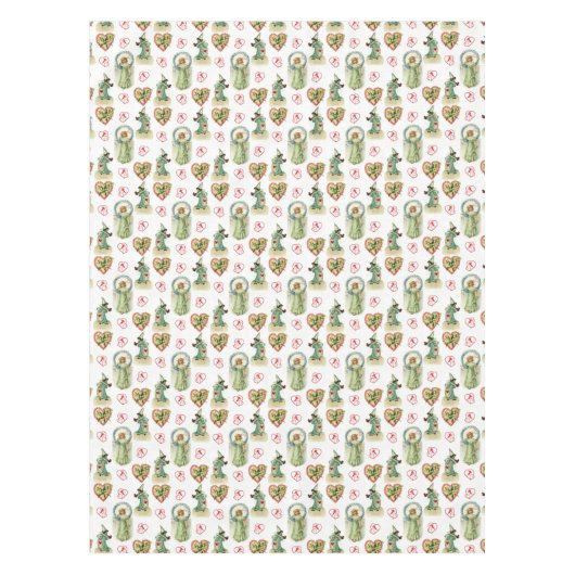 バレンタインデータブレクロス テーブルクロス (正面)