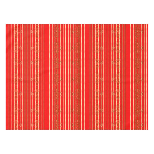 バレンタインデータブレクロス テーブルクロス (正面(横))