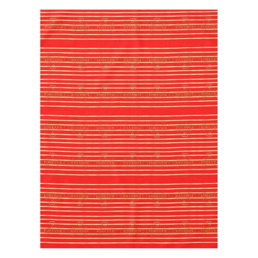 バレンタインデータブレクロス テーブルクロス (正面)