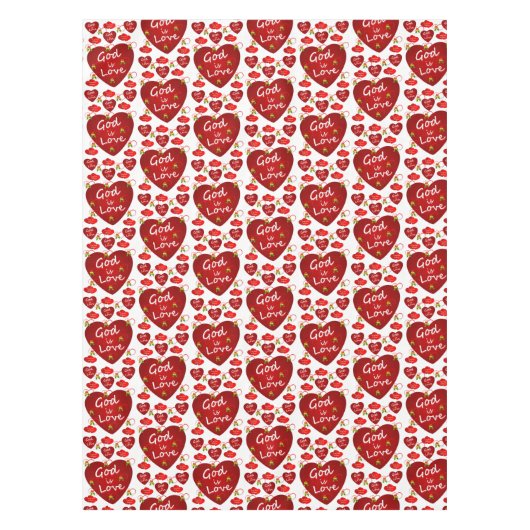 バレンタインデータブレクロス テーブルクロス (正面)