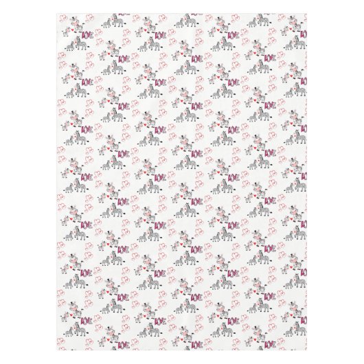 バレンタインデータブレクロス テーブルクロス (正面)