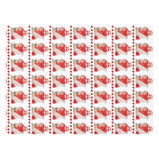 バレンタインデータブレクロス テーブルクロス (正面(横))