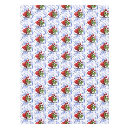 バレンタインデータブレクロス テーブルクロス (正面)