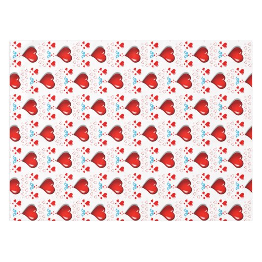 バレンタインデータブレクロス テーブルクロス (正面(横))