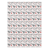 バレンタインデータブレクロス テーブルクロス (正面)