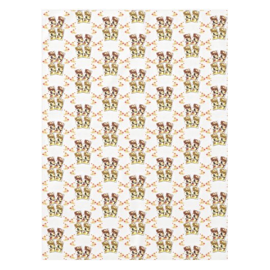 バレンタインデータブレクロス テーブルクロス (正面)