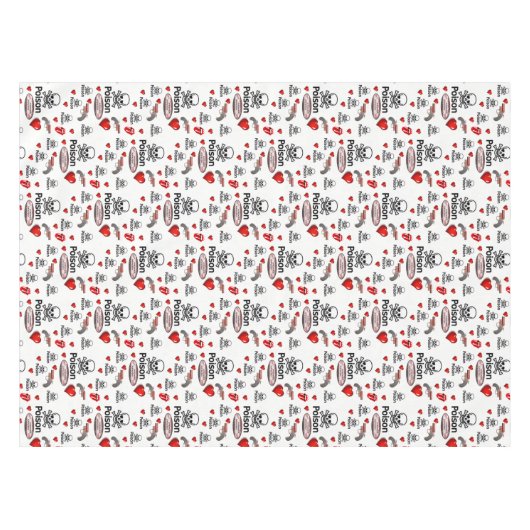 バレンタインデータブレクロス テーブルクロス (正面(横))