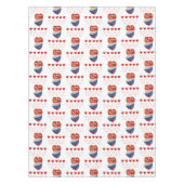 バレンタインデータブレクロス テーブルクロス (正面)