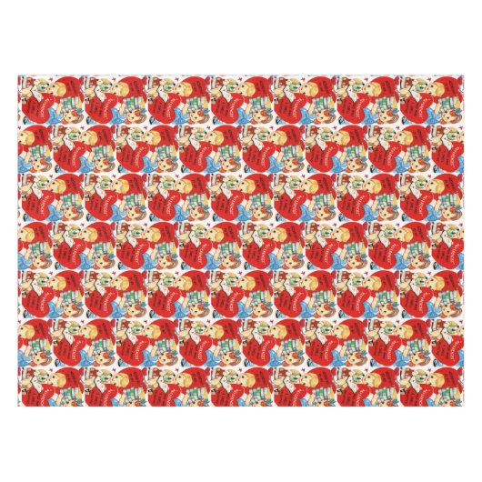 バレンタインデータブレクロス テーブルクロス (正面(横))