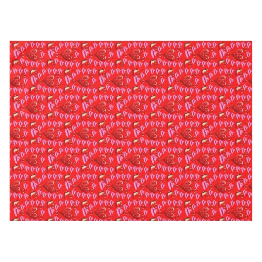 バレンタインデータブレクロス テーブルクロス (正面(横))