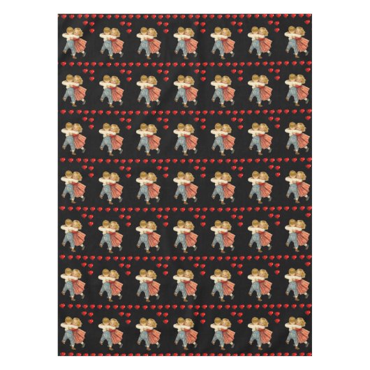 バレンタインデータブレクロス テーブルクロス (正面)