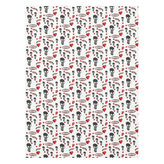 バレンタインデータブレクロス テーブルクロス (正面)