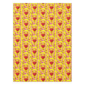 バレンタインデータブレクロス テーブルクロス (正面)