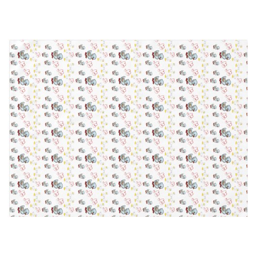 バレンタインデータブレクロス テーブルクロス (正面(横))