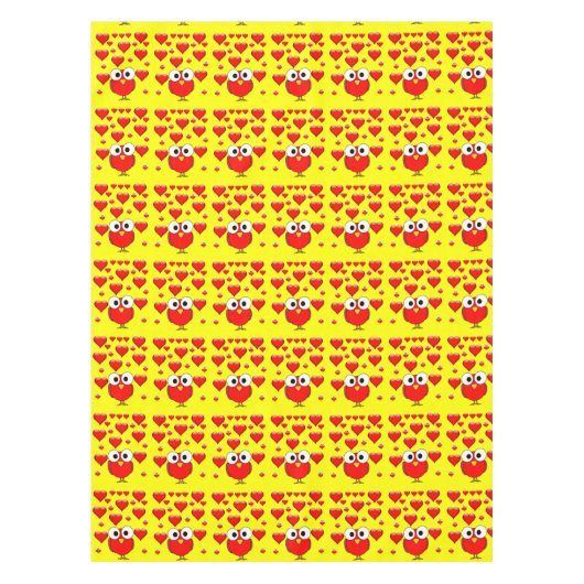 バレンタインデータブレクロス テーブルクロス (正面)